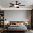Antarctic Star 52" Low-Profile Ceiling Fan With Led Light & Remote,Sleek, Silent, And Smart—Perfect For Bedrooms, Nurseries, Or Cozy Indoor Spaces!