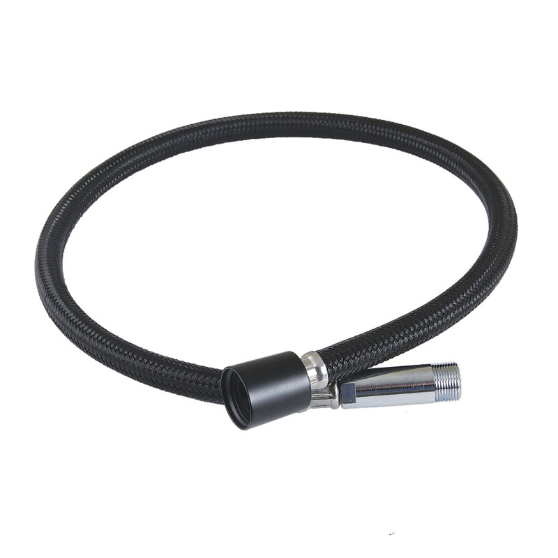 Tuyau d'arrosage de robinet de cuisine tressé 29 po Kingston GSSPRHOSE290, Noir mat