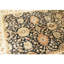 Hand Knotted Wool Area Rug in Black And Gold