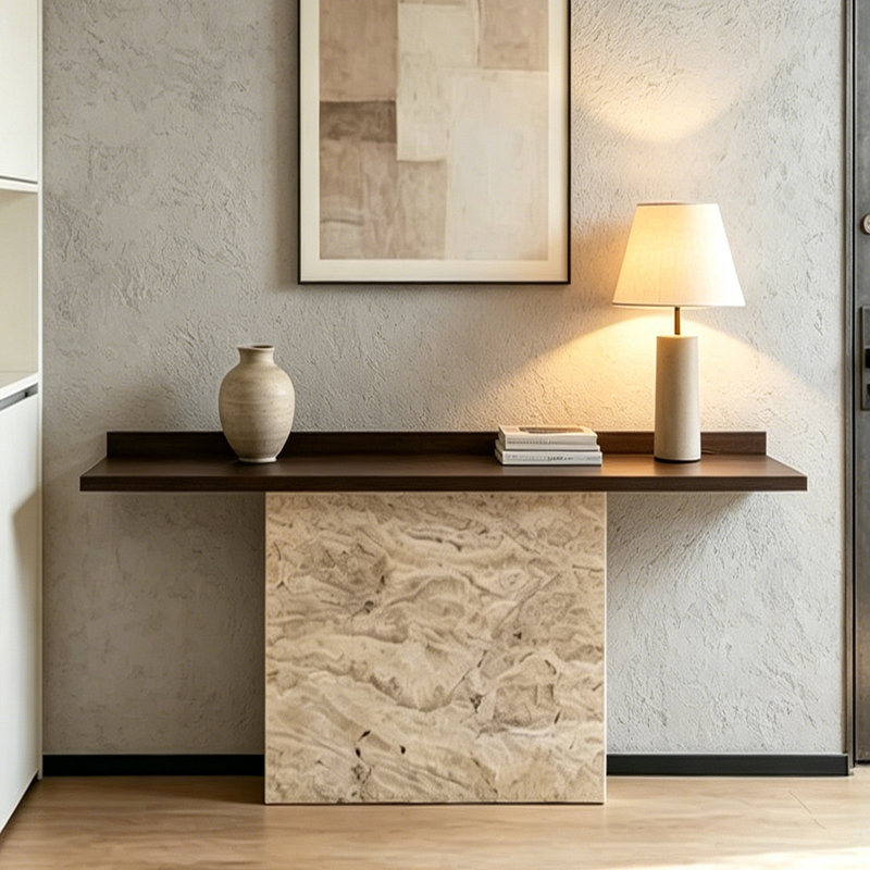 Console Mid-Century, 30.7" H x 63" W x 15.7" D