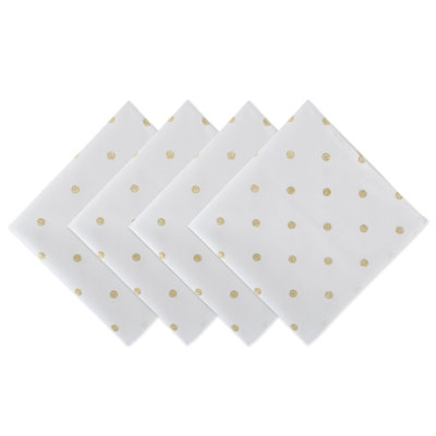 Marriott Cotton Blend Polka Dots Square Napkin
