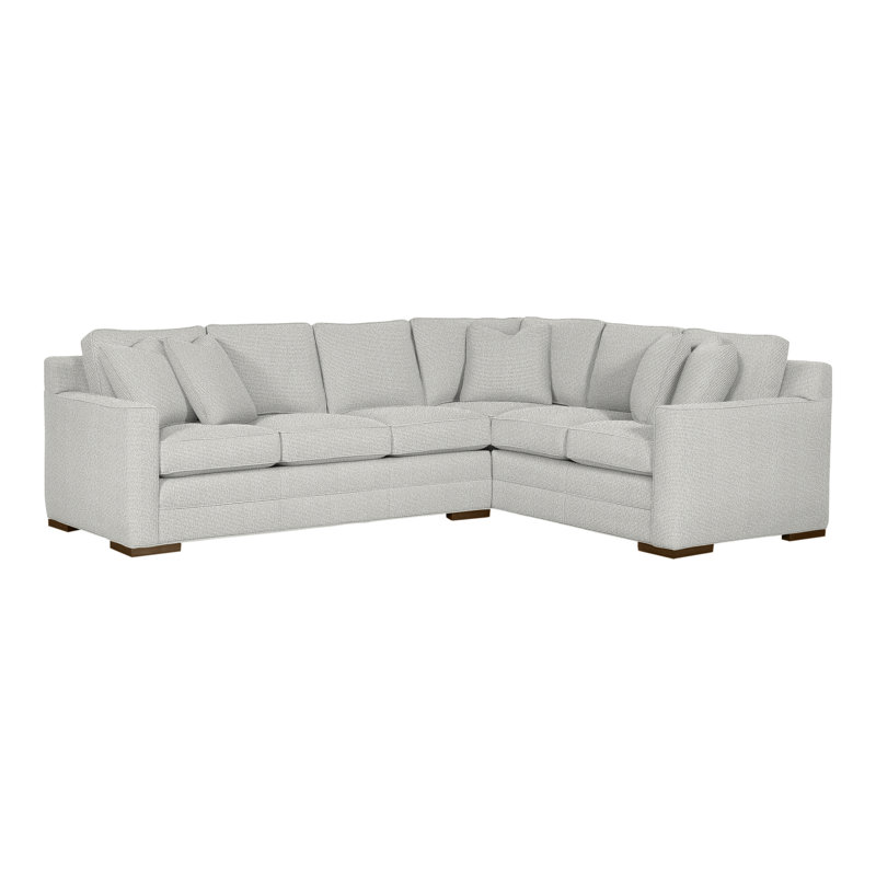 Summerton Upholstered L-Shaped Sectional Right Hand Facing, Callaloo Cotton, Havana