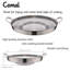 Ensemble concave en acier inoxydable de 23 po ARC, brûleur au propane et support de 30 000 BTU, cuiseur à disque Discada.