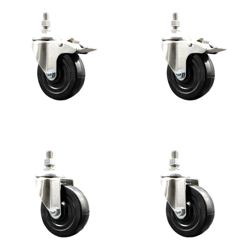 Soft Rubber Casters
