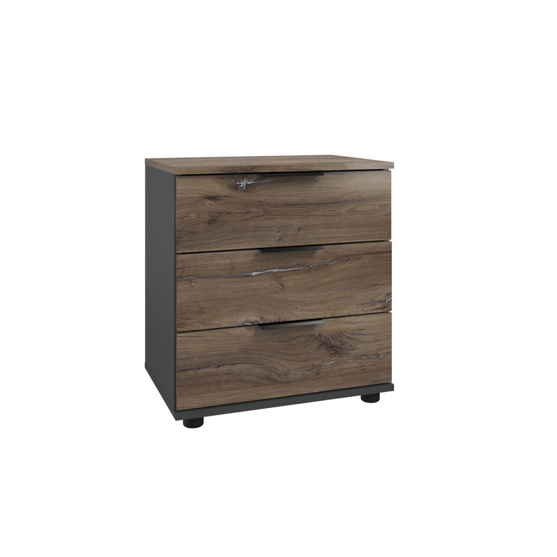 Neophytos 52cm W Wood Bedside Table