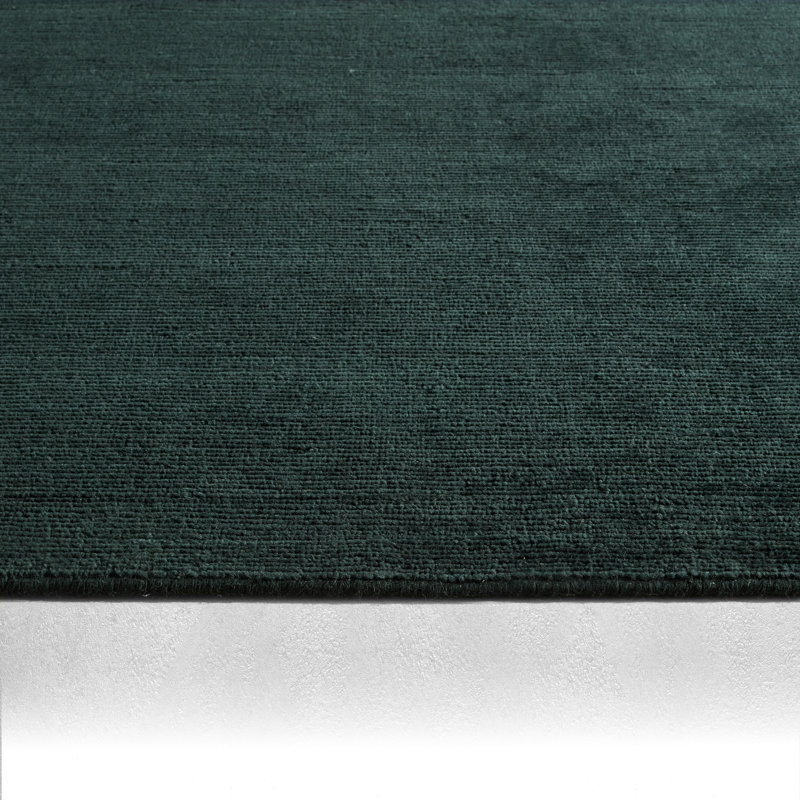 Nikolas Hand Woven Wool Area Rug, Ivory, Rectangle 108" x 144"