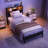 Bed Frame with Storage Headboard-106917638-112965142