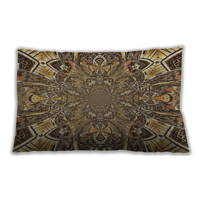 Patterned 127Throw Pillow, Microsuede, Purple