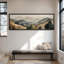 «Mountain View Watercolor Landscape for Living Room», impression murale-805141941-805141943