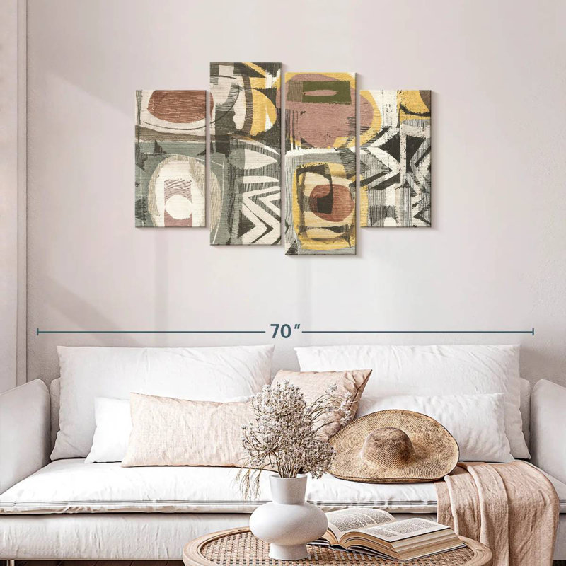 Avery Graphic Abstract Sunbaked, 27" H x 43" W