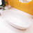 65" L X 29.5 " W Solid Surface Freestanding Soaking Bathtub With Overflow And Pop-Up Drain