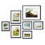 Airfloat 7 PC Kit 7 Piece Matte Wood Gallery Wall Frame Set-948332240