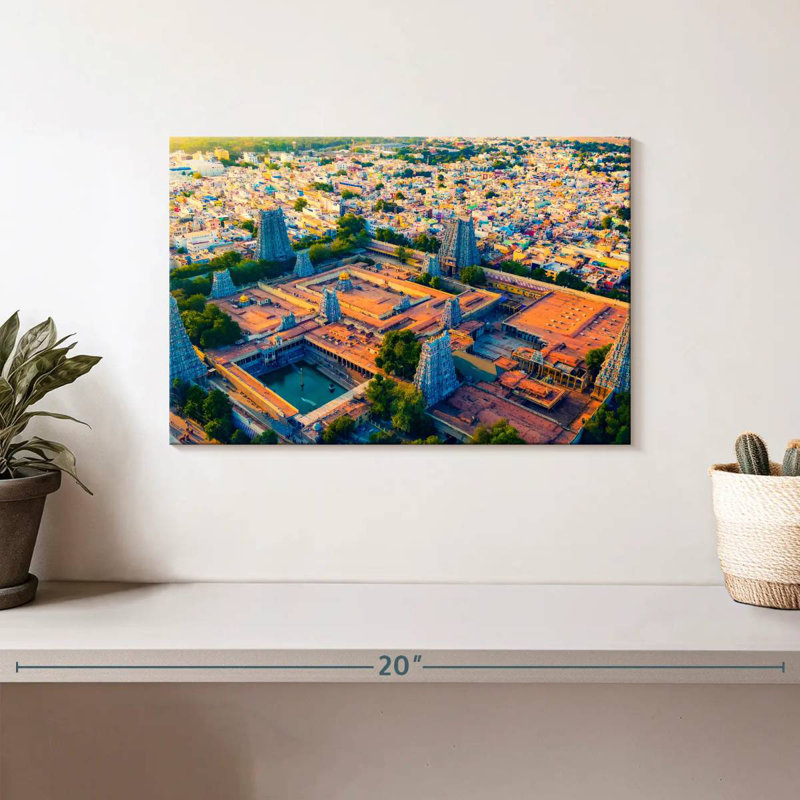 Adella Meenakshi Temple Complex, 8" H x 12" W
