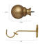 Darion Adjustable Single Curtain Rod with Globe Ball Finial-1416576103-1416576098