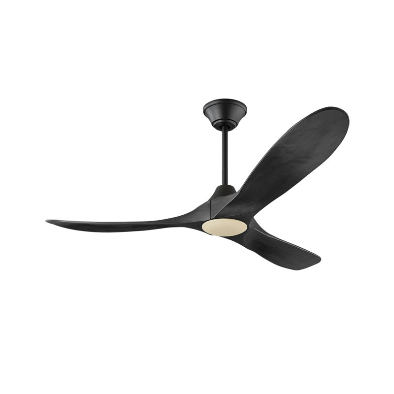 Ceiling Fan With Remote, 132cm Wide, Black