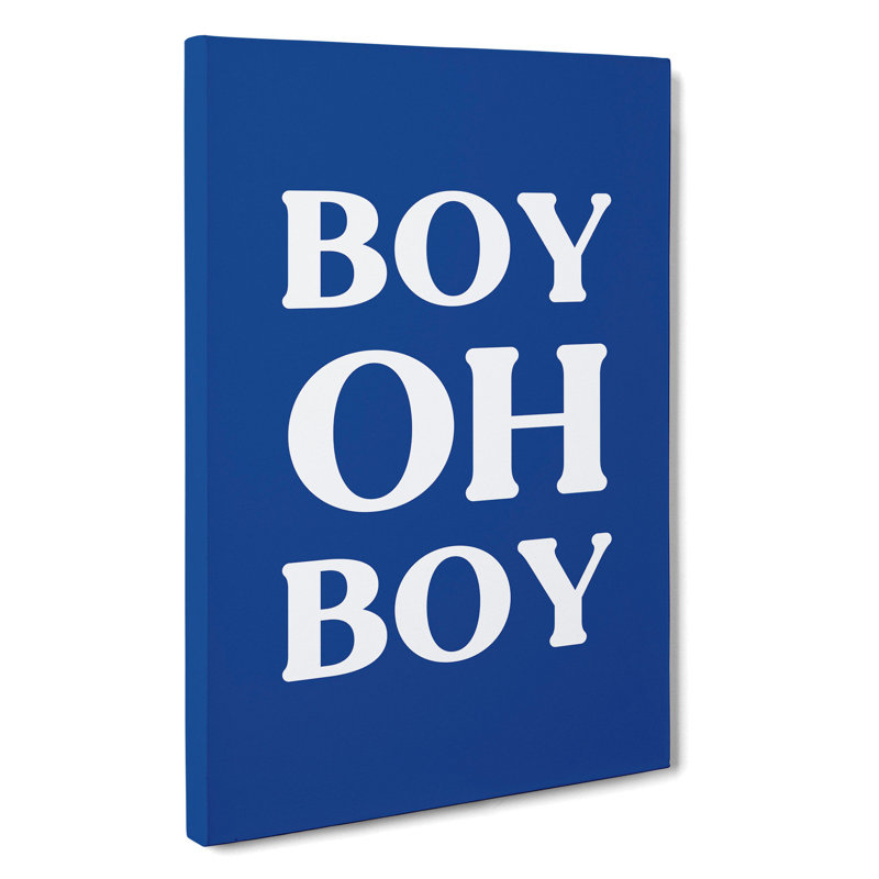 Boy Oh Boy - Wrapped Canvas, 60cm H x 40cm W x 3cm D