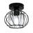 1-Light 7In Crystal Flush Mount Ceiling Light