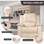 Fauteuil inclinable électrique en cuir Wilderich-847981065