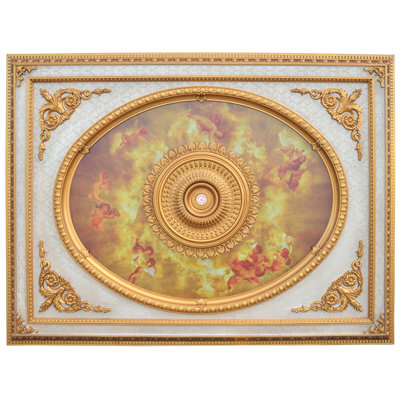 Médaillon de plafond design lustre Cherub