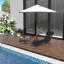 Sun Lounger Folding Chaise Lounge Pool Chair-1913475458