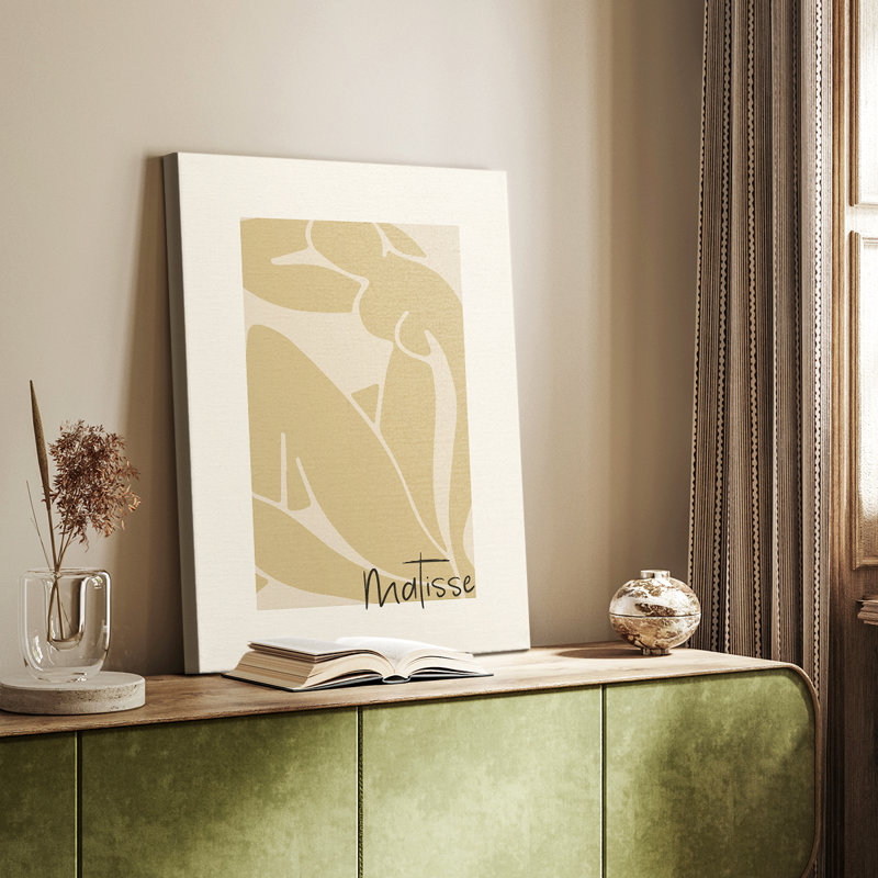 Matisse CECV, reproduction encadrée - galerie Cavas, H 18 po x l 12 po