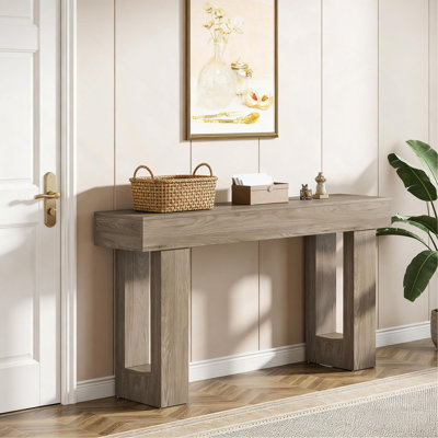 Console élégante, table d'appoint en bois
