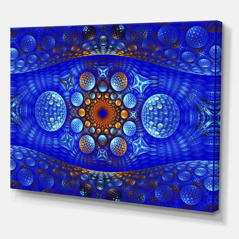 Fractale portail magique, impression sur toile, H 12 po x l 20 po x p 1 po, Toile tendue