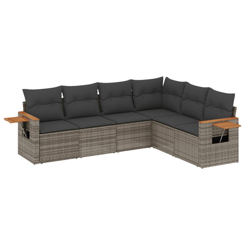 Vidaxl Garden Sofa Set Grey