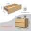 Commode 2 tiroirs empilable, 23,6 po-2050528458