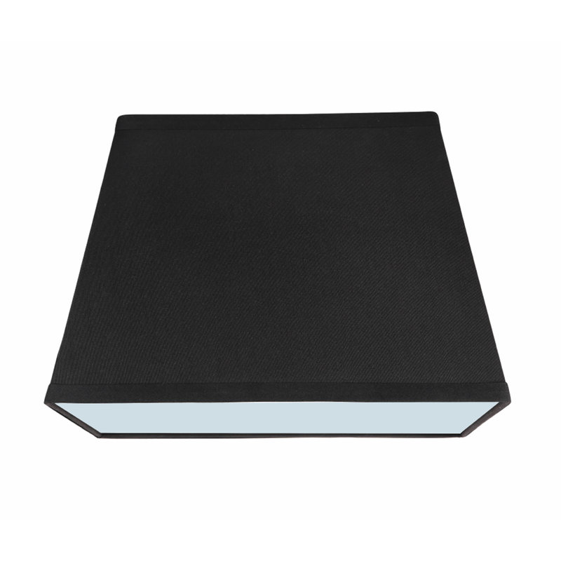 10'' H Faux Silk Fabric Rectangle Lamp Shade