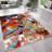 Large Plush Soft Pile Rug with Traditional Floral and Leaf Pattern in Tones for Living Room Bedroom and Office Spaces-1786648967