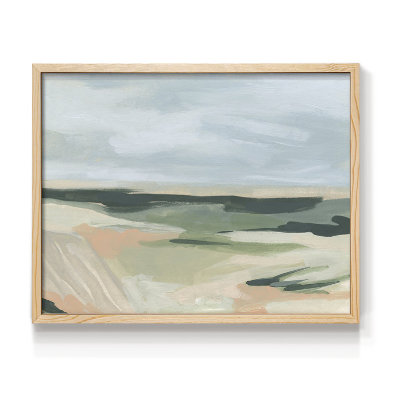 «Pastel Plains II», reproduction encadrée, H 8 po x l 10 po, Naturel