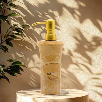 Distributeur de lotion en marbre poli Agil