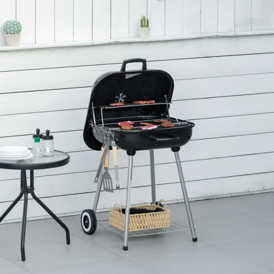 Luch 56cm W Barrel Charcoal Grill