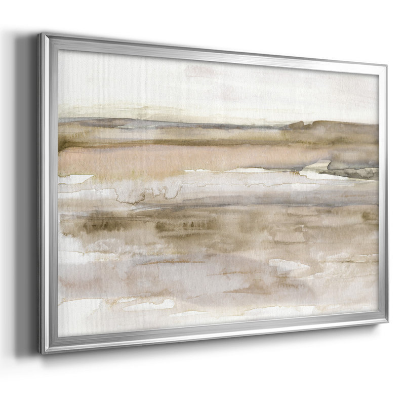 Coucher de soleil couchant - Reproduction de photo sur toile simple, H 30 po x l 44 po x P 1,5 po, Argent
