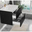 Meuble-lavabo de salle de bain 24 po avec lavabo en céramique - meuble-lavabo mural noir-1331462075-1331462079