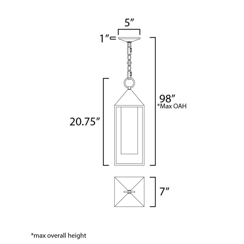 Luminaire suspendu d'extérieur Munich