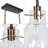 Daizjah 6 - Light Dimmable Linear Chandelier