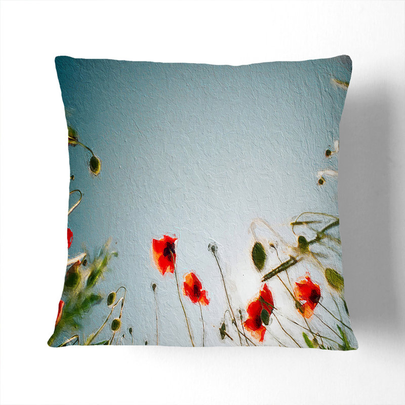 Square Throw Cushion, 40cm H x 40cm W x 15cm D