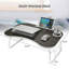 Support d'ordinateur portable pour lit (noir)-2119592114