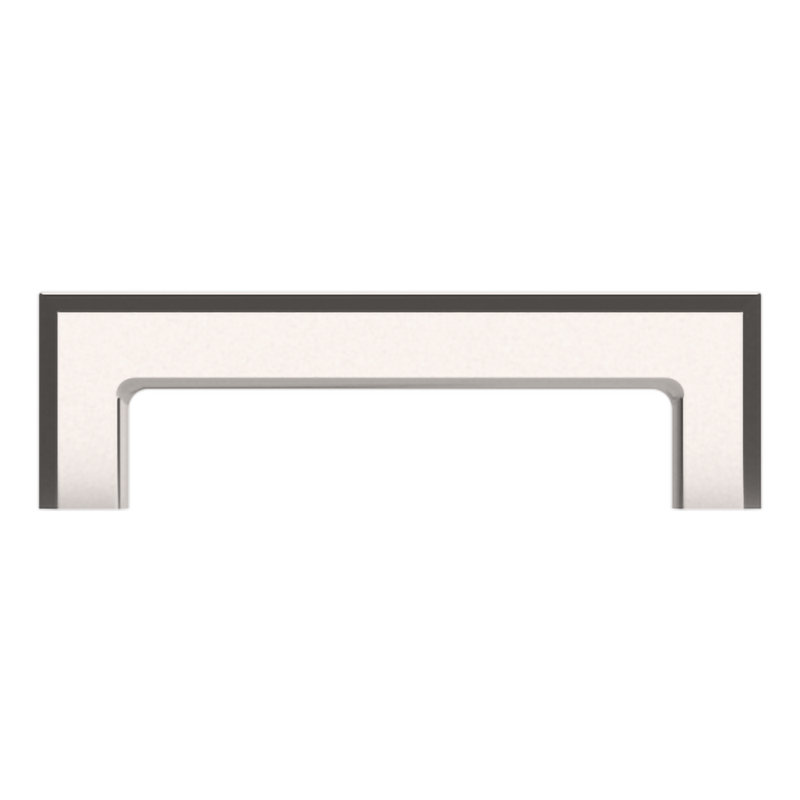 4412 Bevel Pull, 4" CTC, Polished Nickel