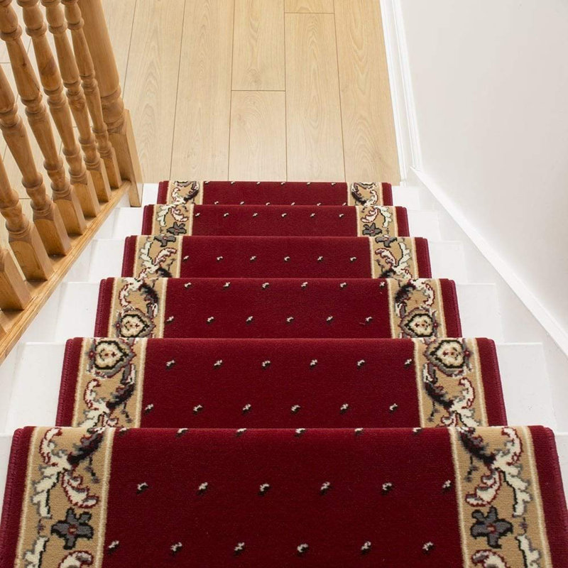 Stair Runner Alsafi Polka Dots Indoor Area Rug, Runner 70 x 690cm