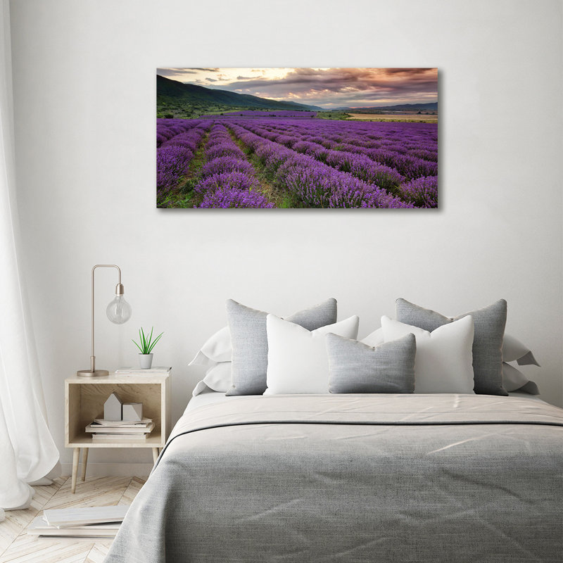 Lavender Field - No Frame Print on Canvas