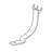 8" Bowl Display with Curved Metal Arm for Pegboard/Slatwall