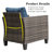 Viani 7 - Person Patio Conversation Set with Cushions-543194357