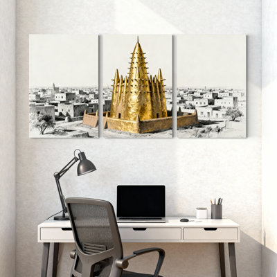 Ensemble de 3 impressions sur toile,
