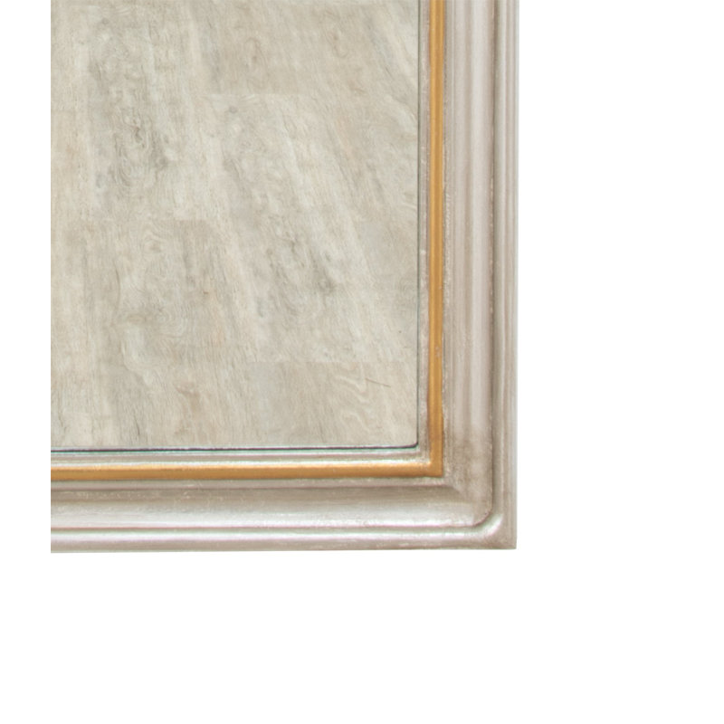 Isla Arch Wall Mirror, Antiqued Silver/Gold