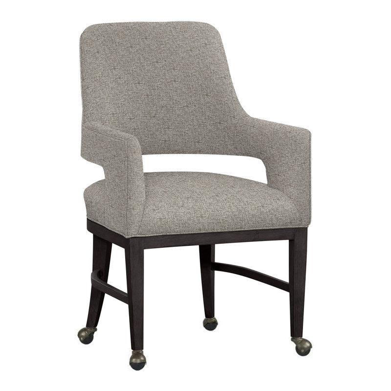 Josie Upholstered Arm Chair, Perigold Surround Sunrise, Charcoal