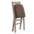 Stakmore Double "X" Back Folding Chair, Driftwood Frame, Bravado Aztec Fabric