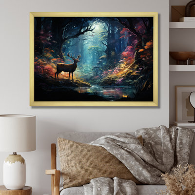 " Deer Enchanted Forest III "